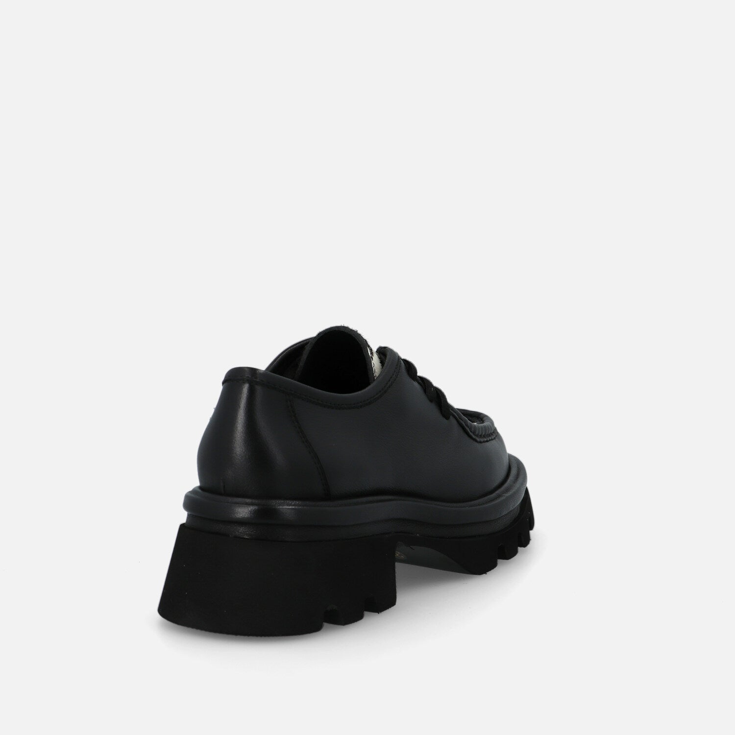 Stringate Donna Pelle Cavallino Rea Monny - Derby Bicolore