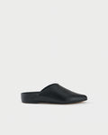 Flat mule in nappa leather