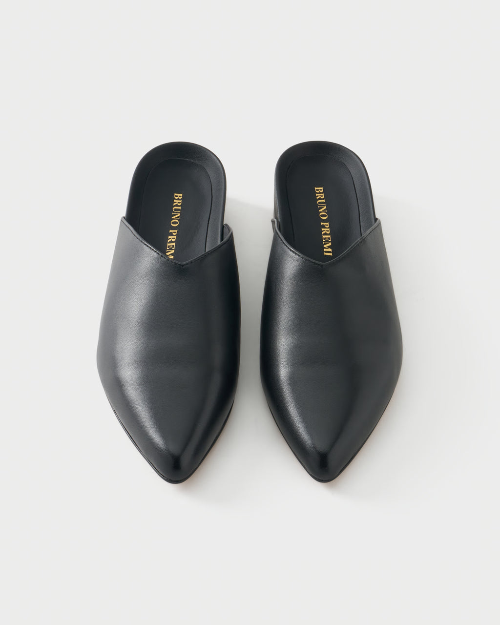Flat mule in nappa leather