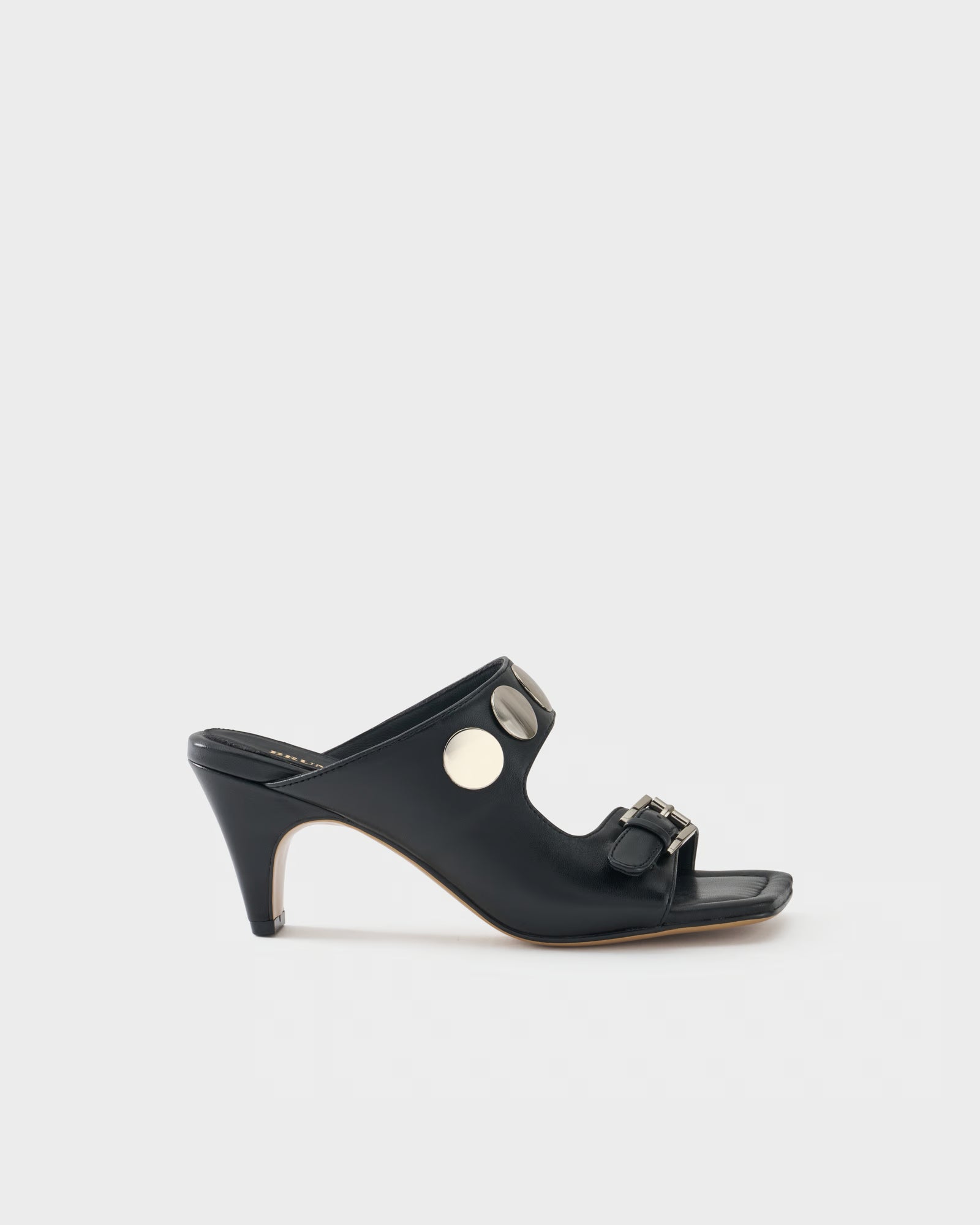 Sabot in nappa con borchie