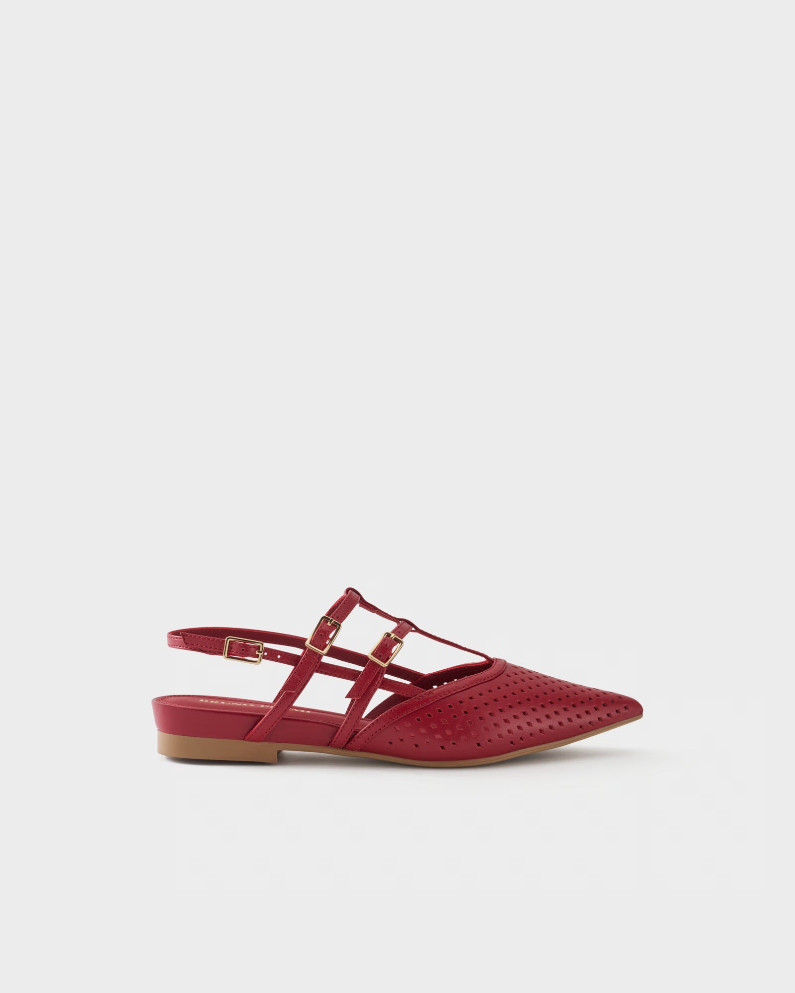 Ballerina slingback in nappa traforata