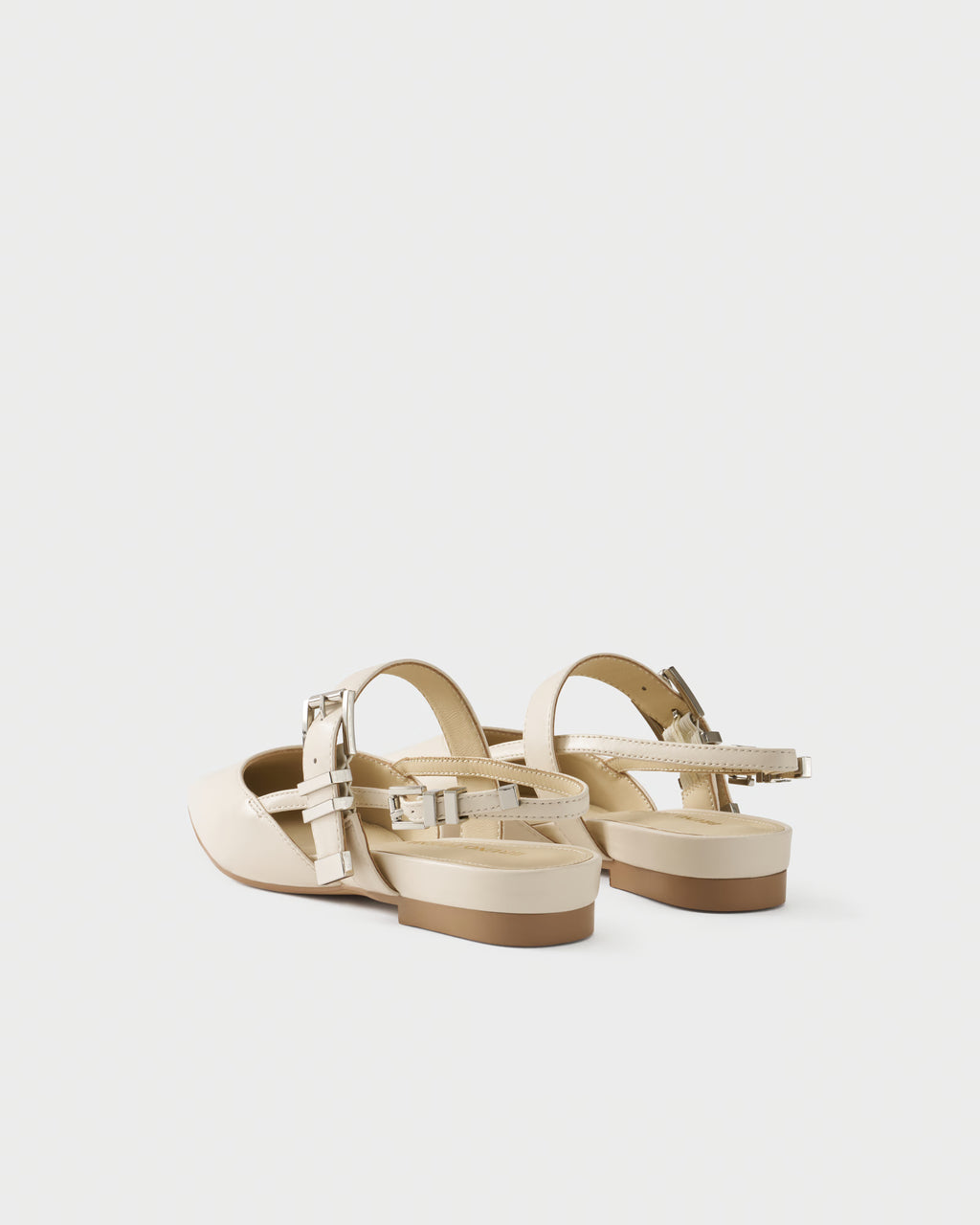 Slingback ballerina in nappa leather