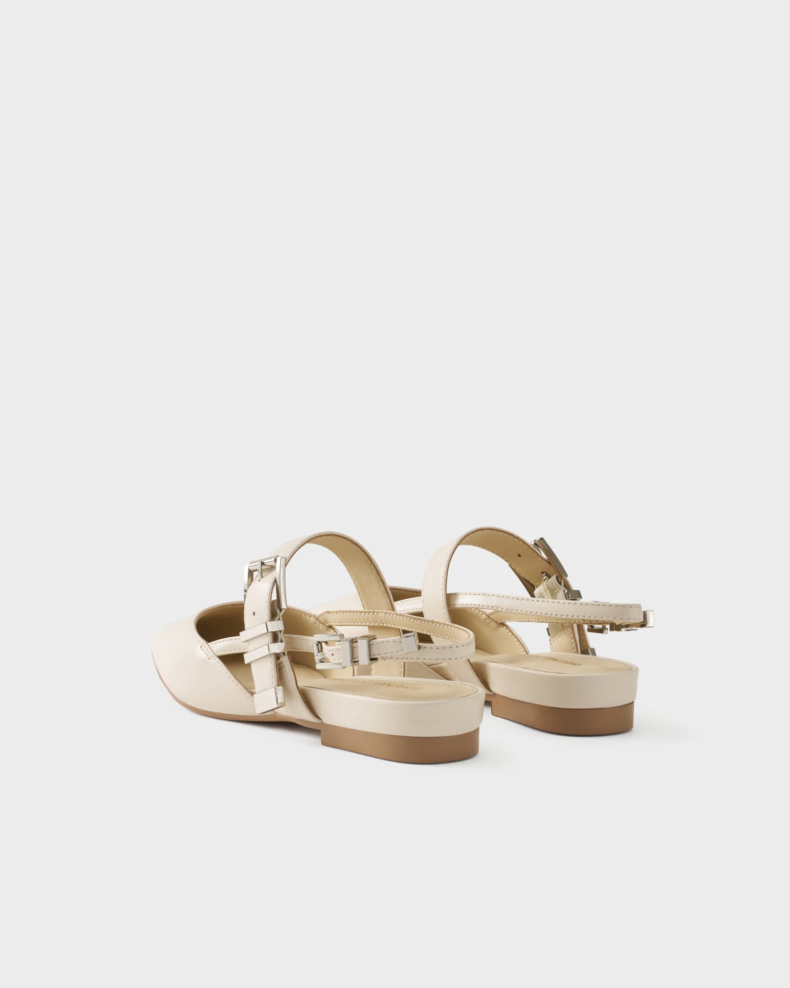 Slingback ballerina in nappa leather