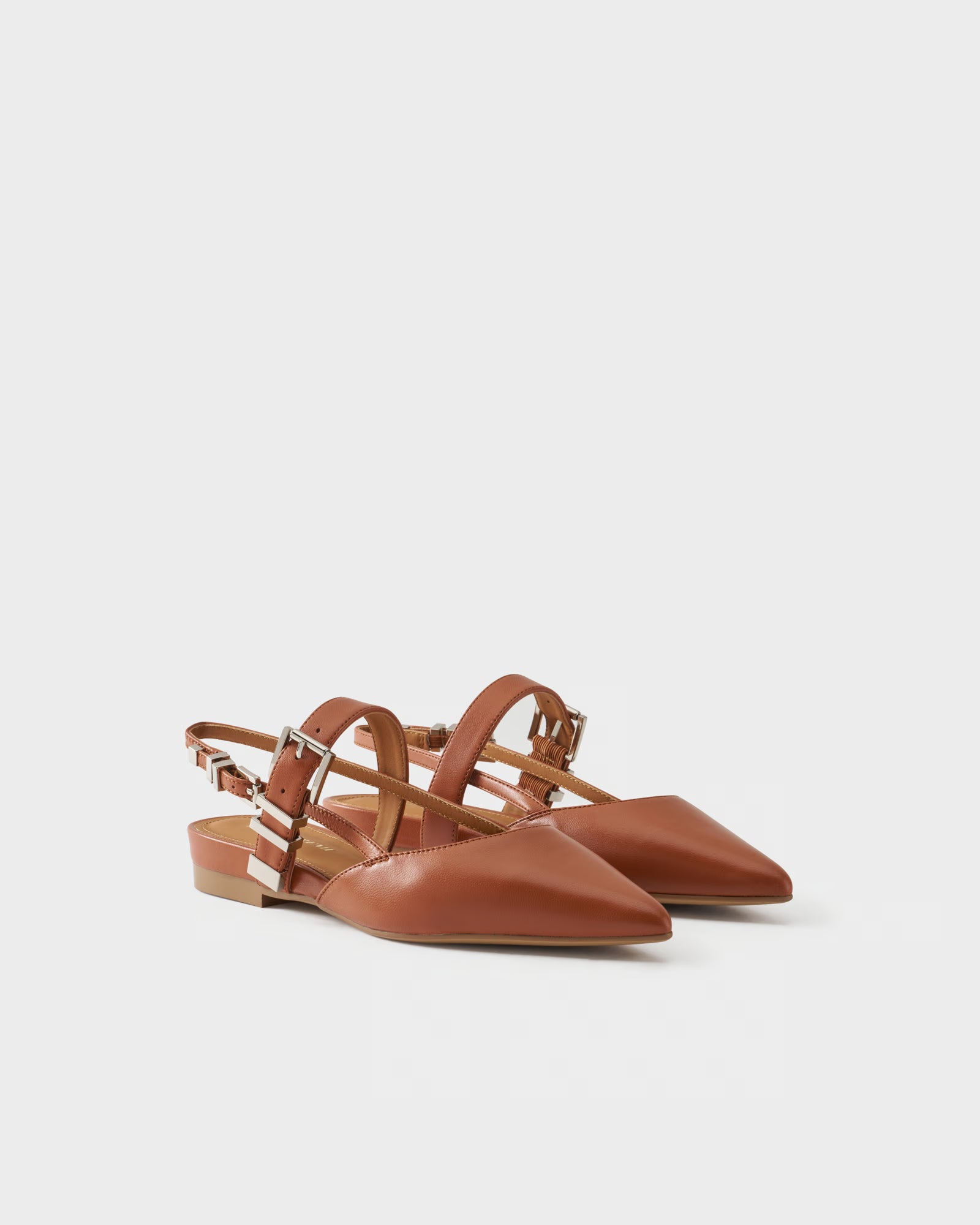 Ballerina slingback in nappa
