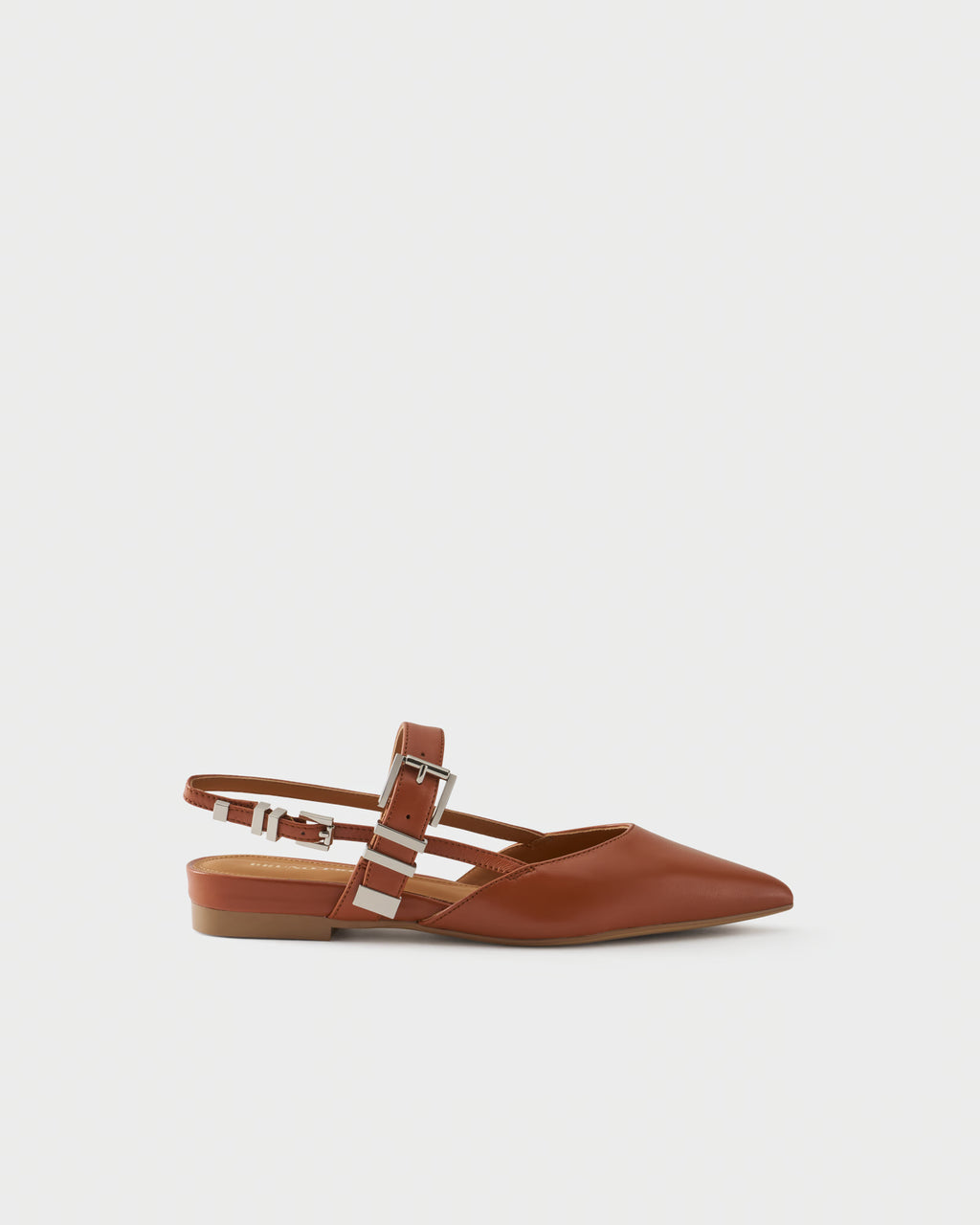Slingback ballerina in nappa leather