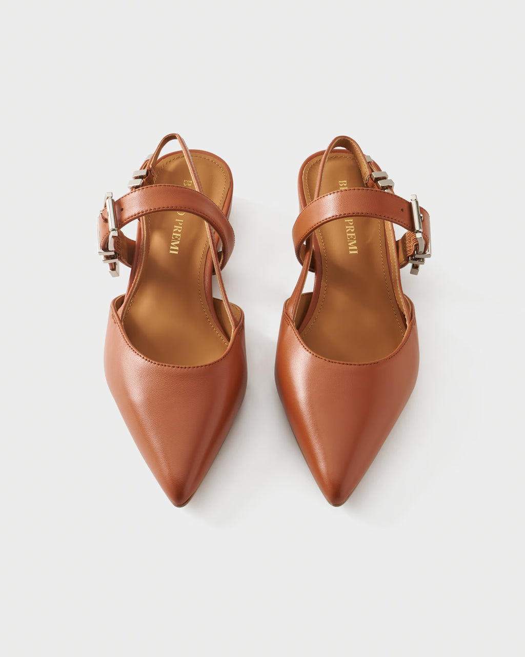 Slingback ballerina in nappa leather