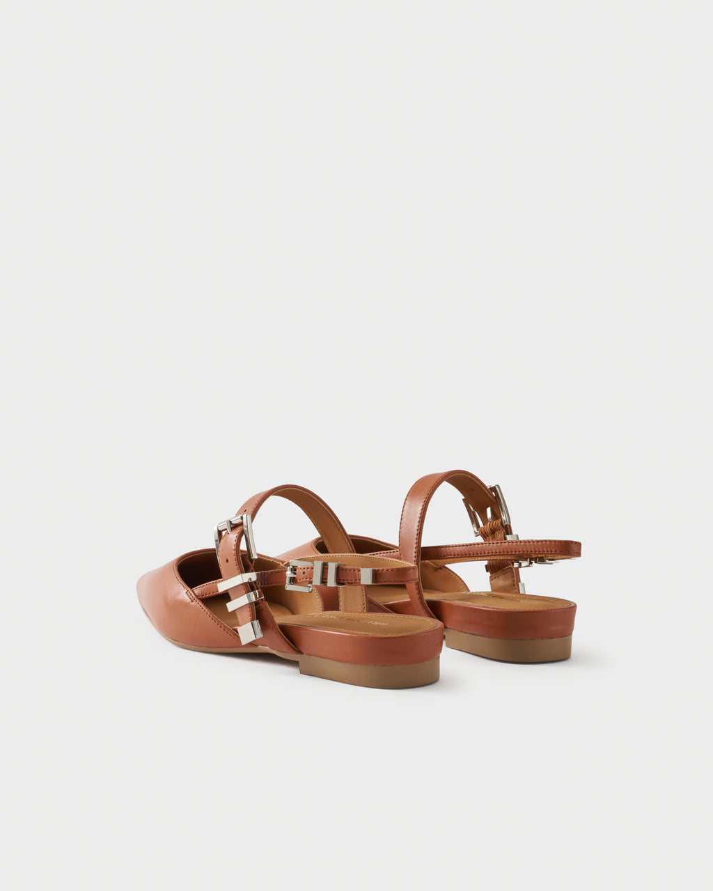 Slingback ballerina in nappa leather