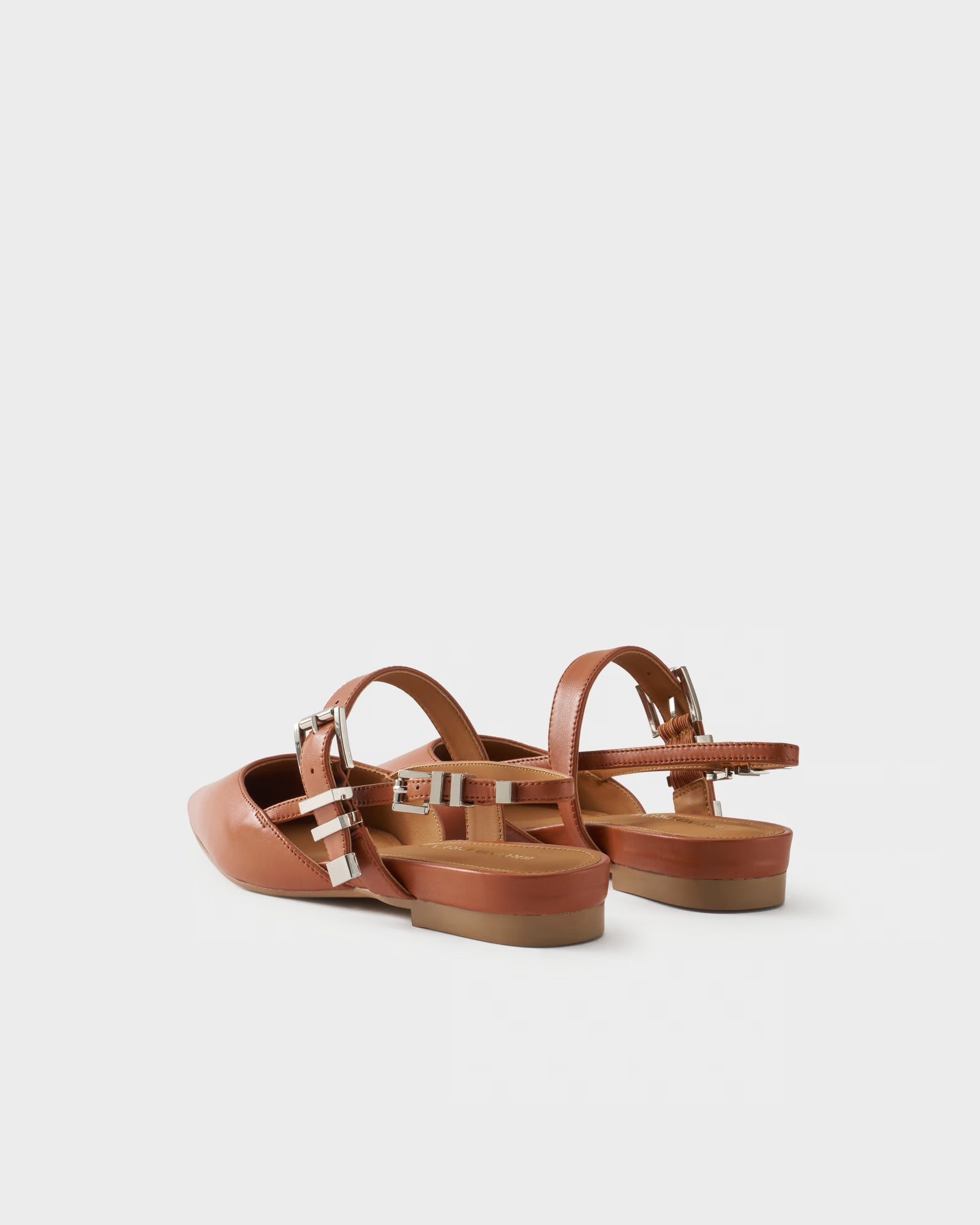 Slingback ballerina in nappa leather