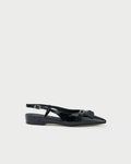 Slingback ballerina in patent leather