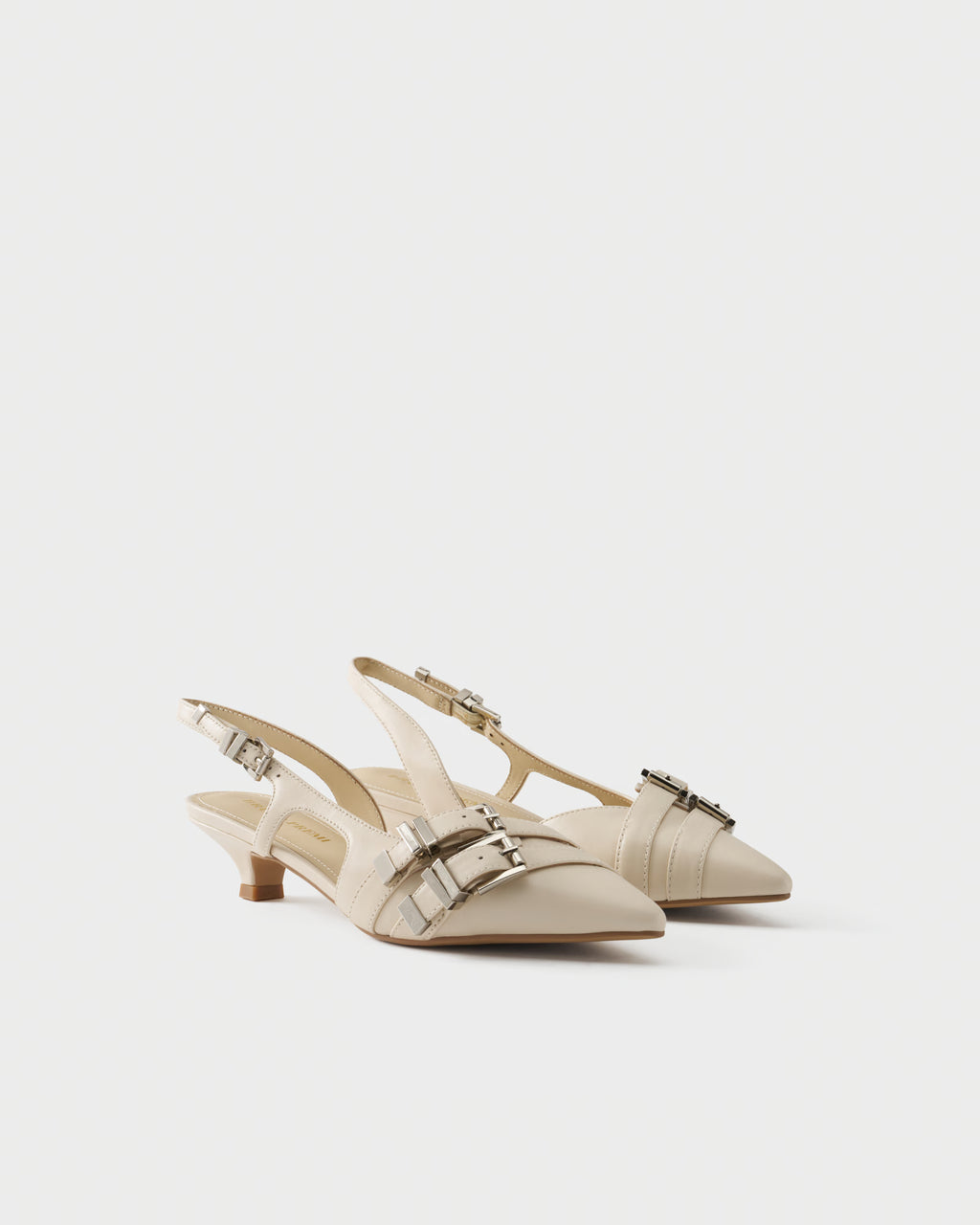 Décolleté slingback in nappa