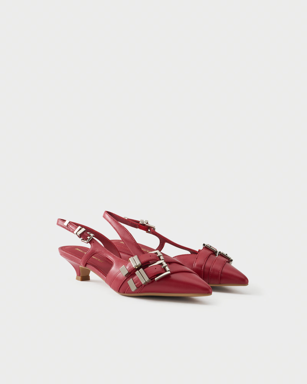 Décolleté slingback in nappa