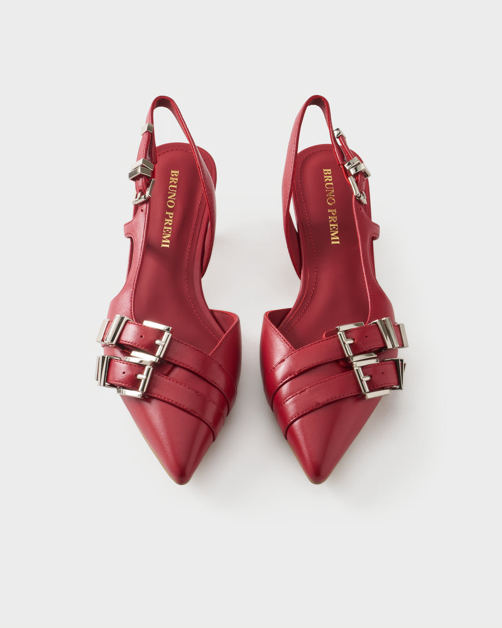 Décolleté slingback in nappa