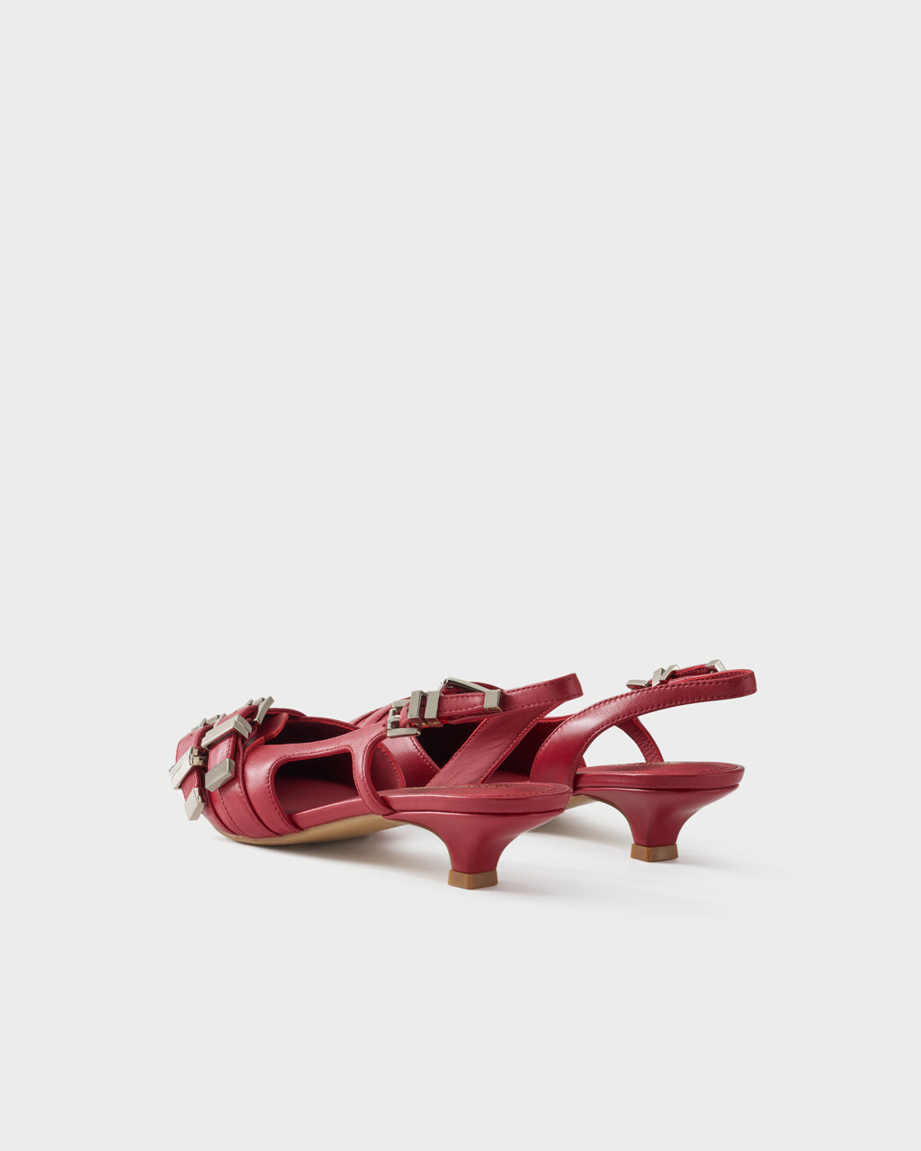Décolleté slingback in nappa