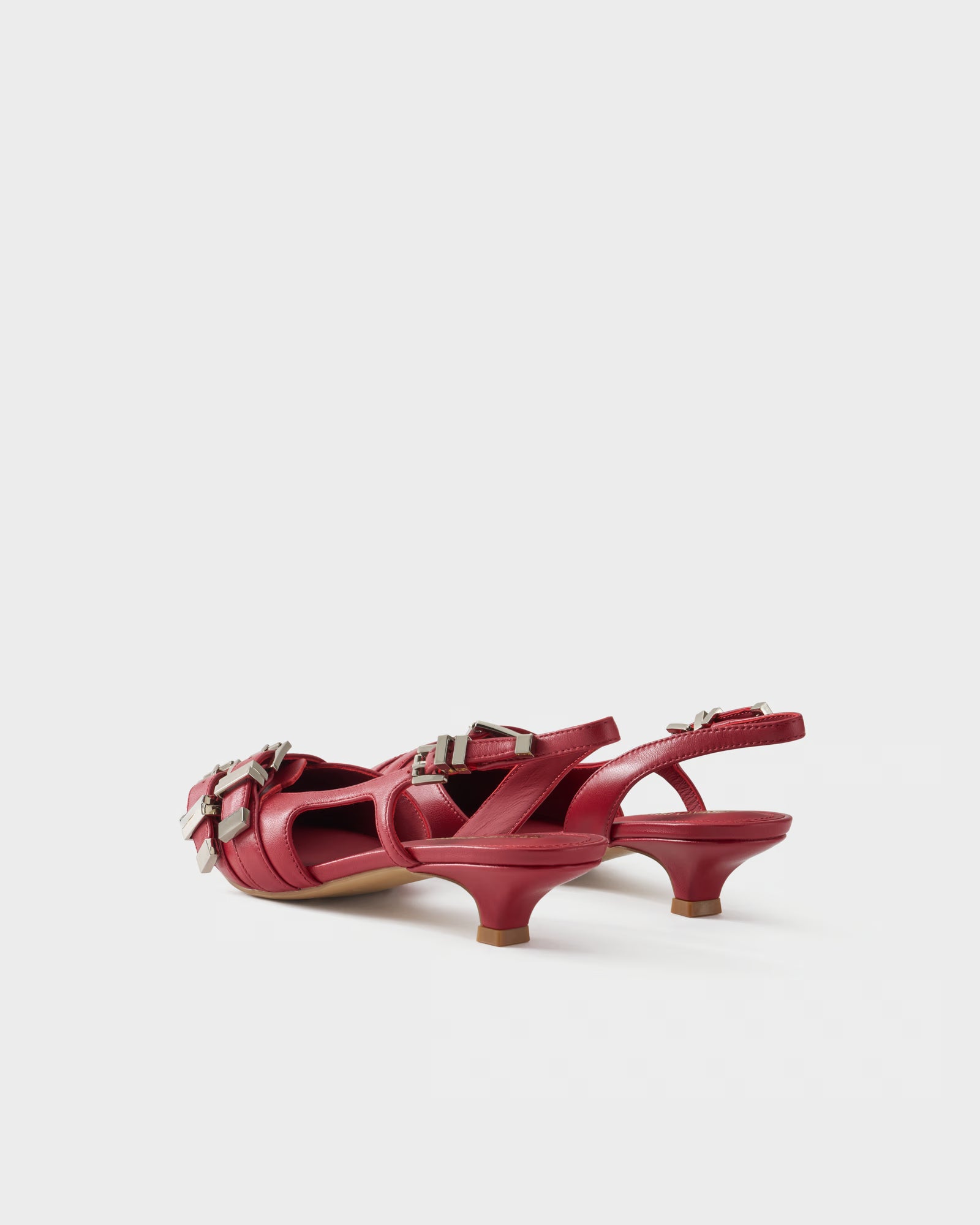 Décolleté slingback in nappa