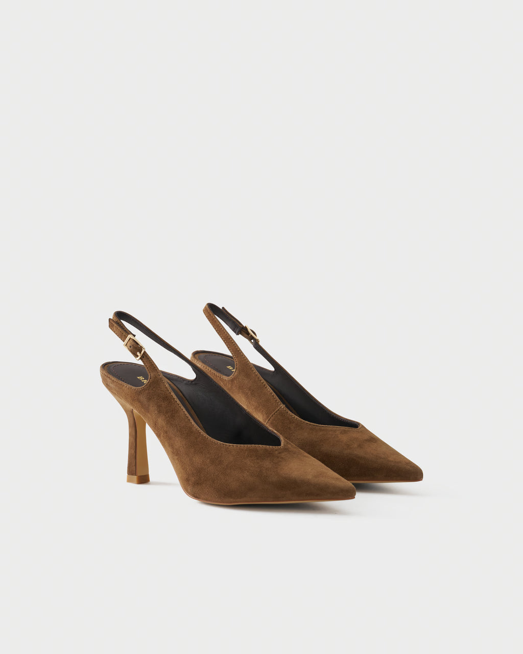 Slingback pump in suede