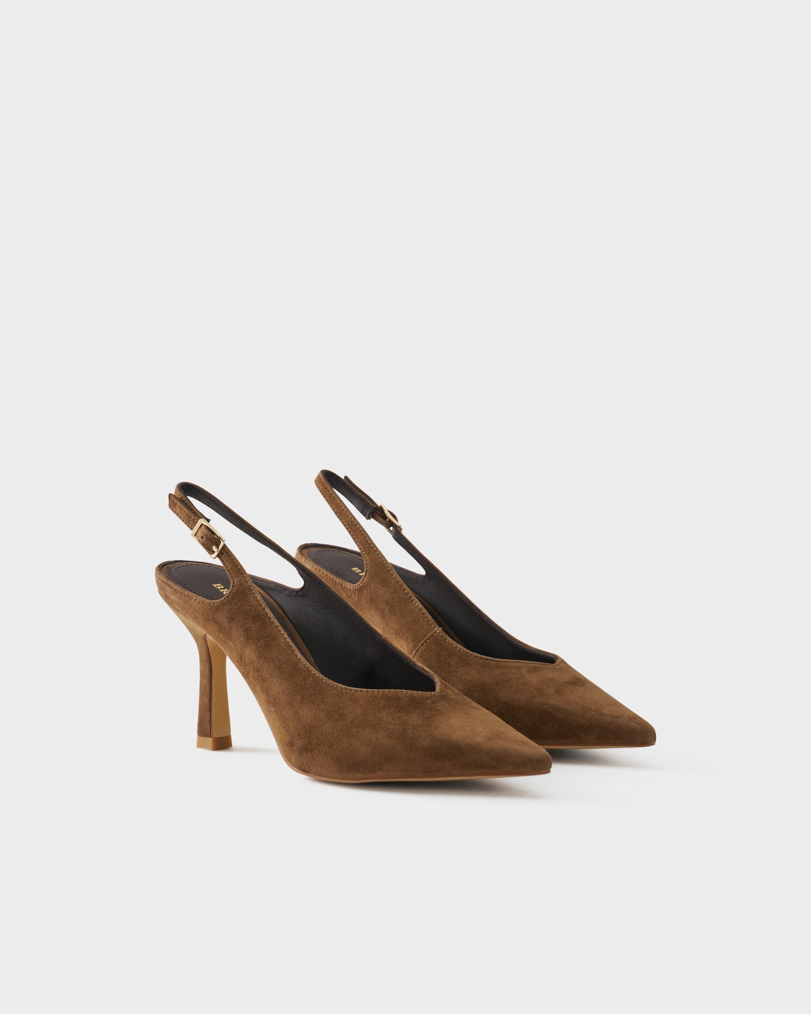 Slingback pump in suede