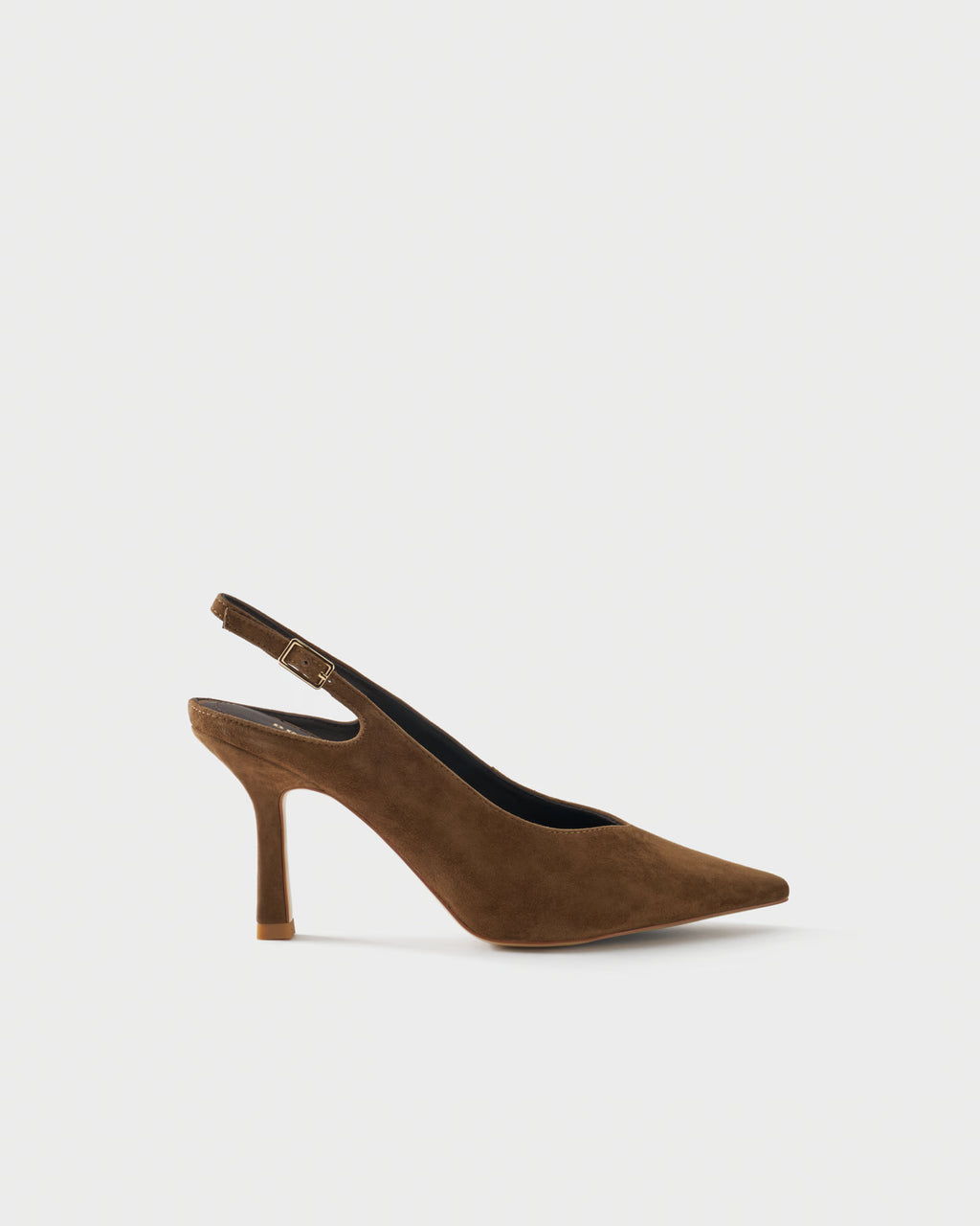 Slingback pump in suede