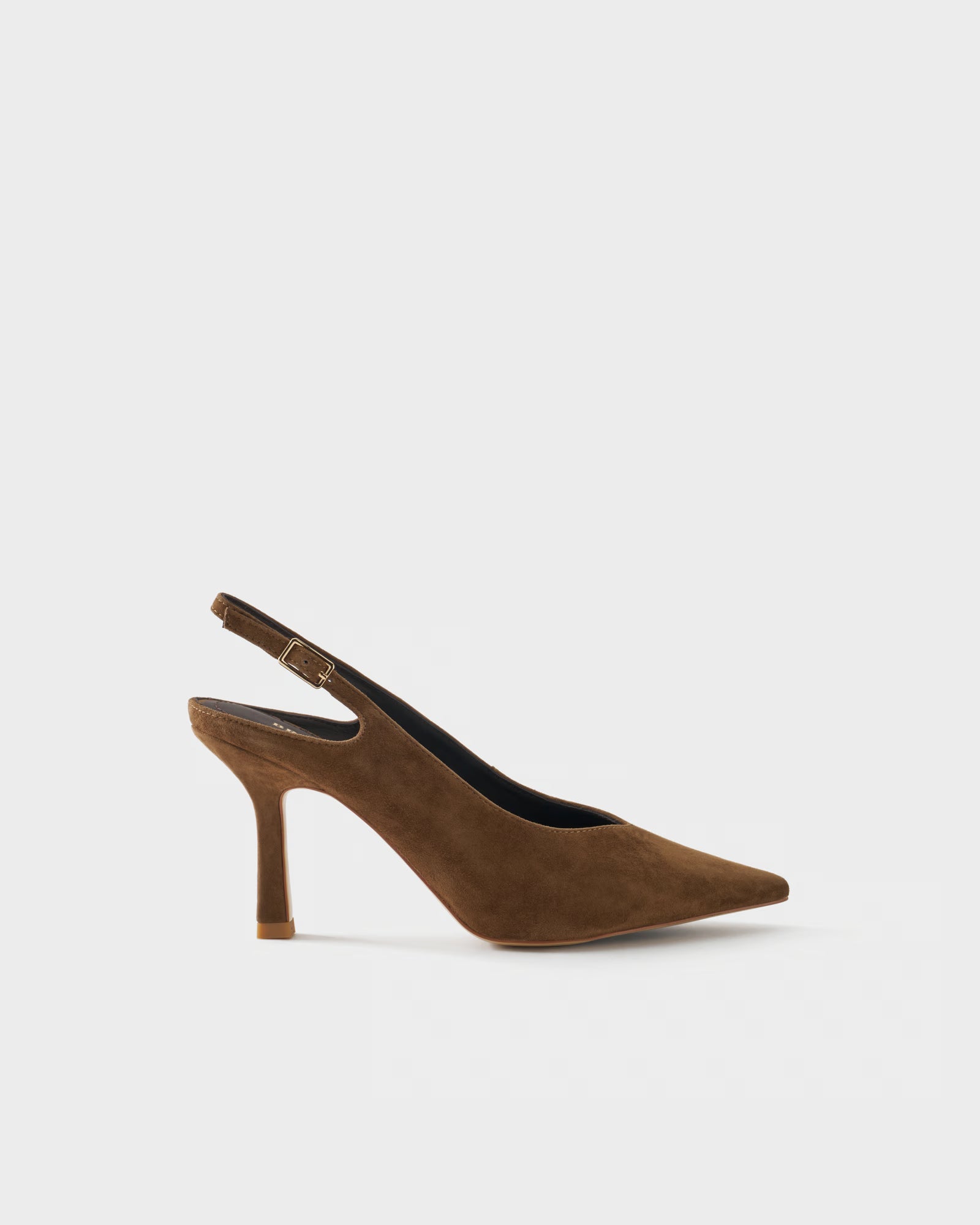 Slingback pump in suede