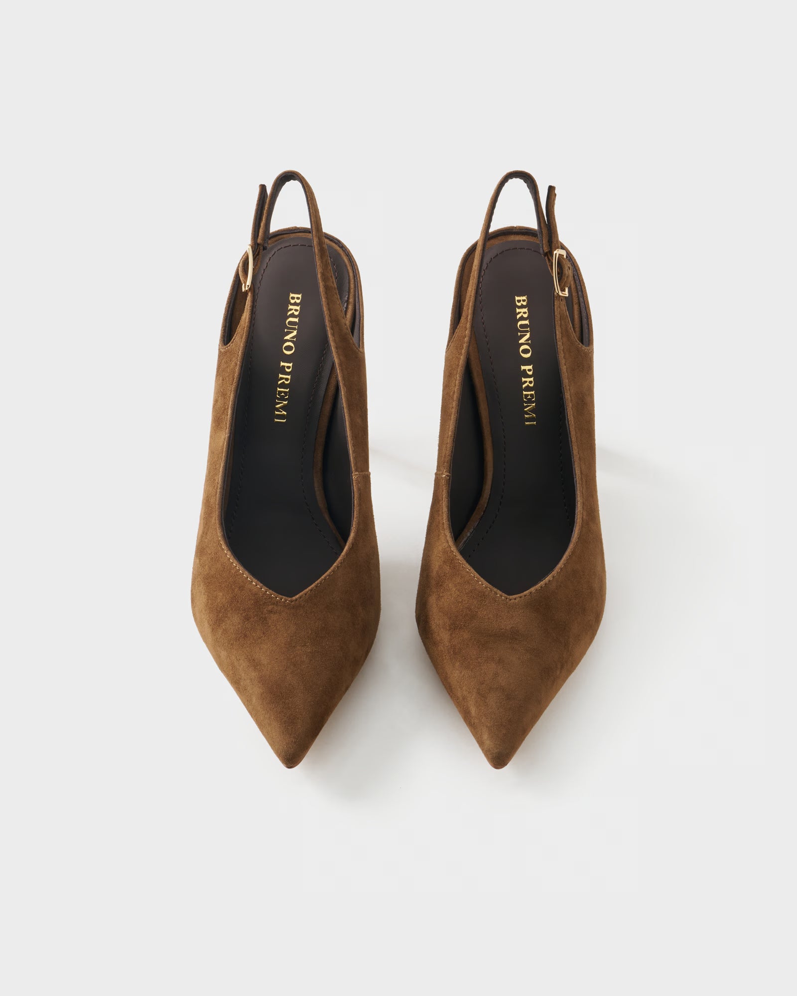 Slingback pump in suede