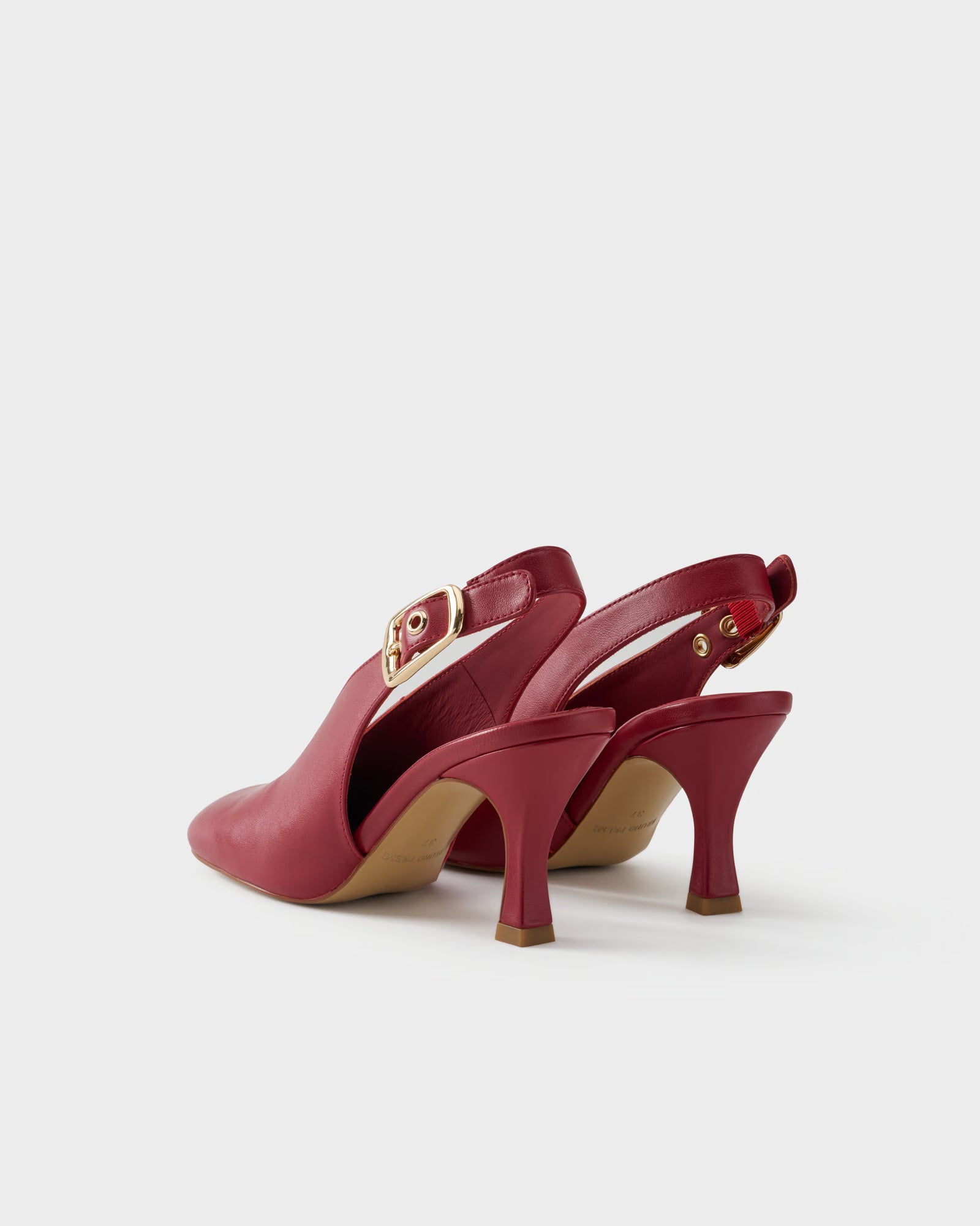 Décolleté slingback in nappa