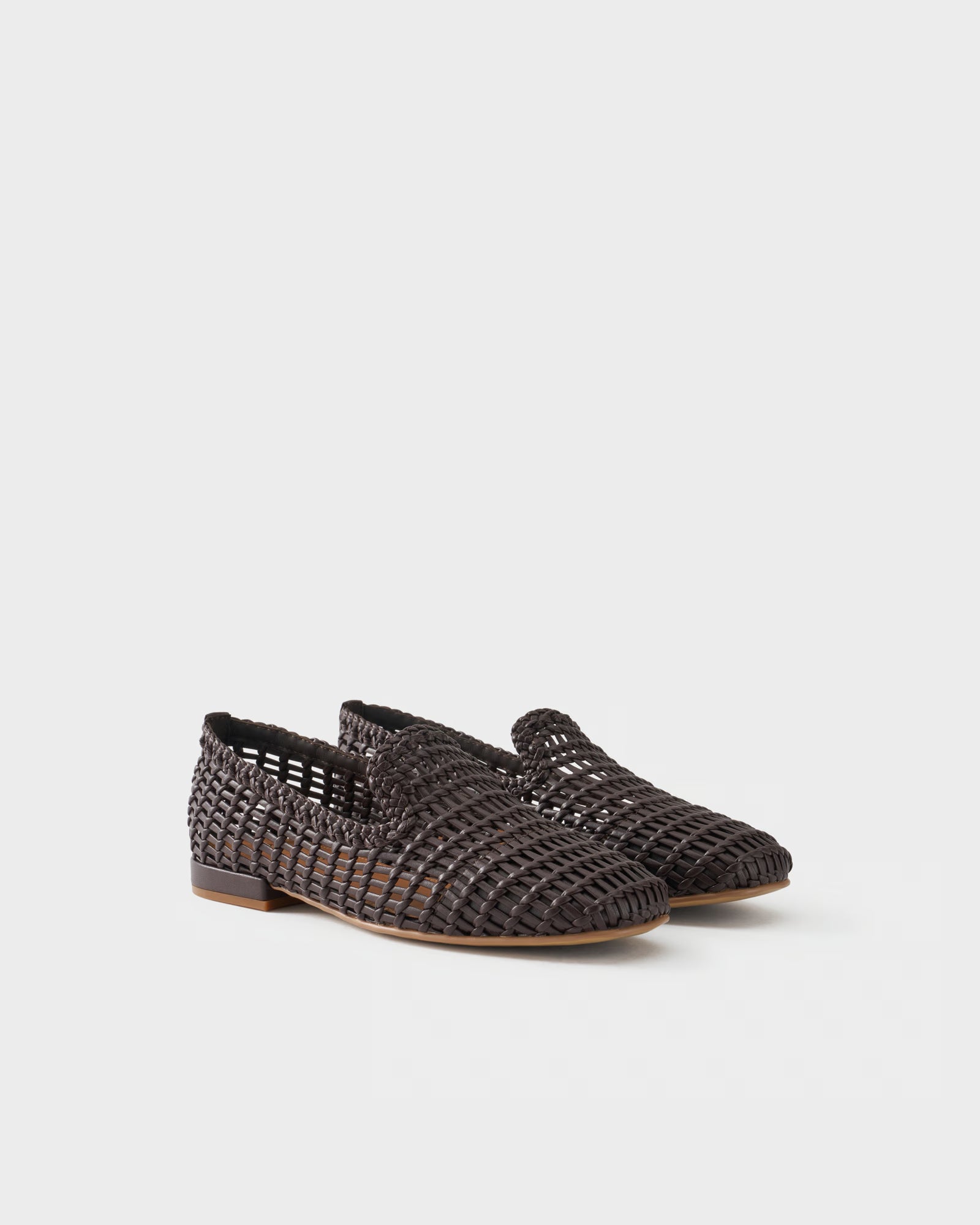 Loafer with woven upper