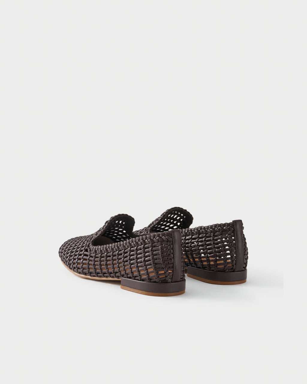 Loafer with woven upper