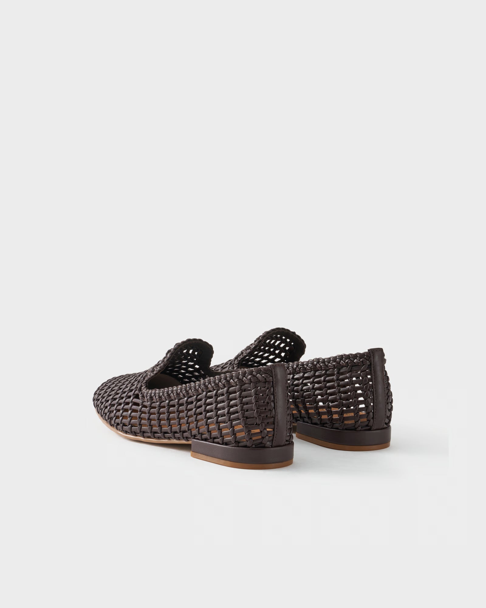 Loafer with woven upper