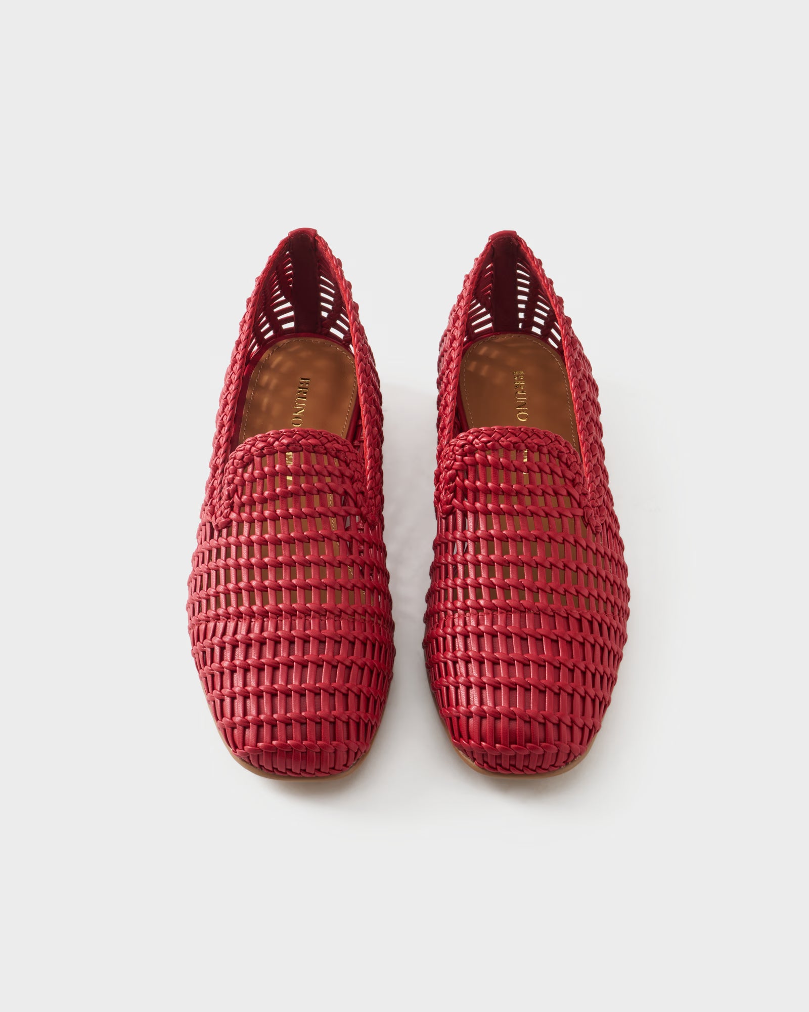Loafer with woven upper