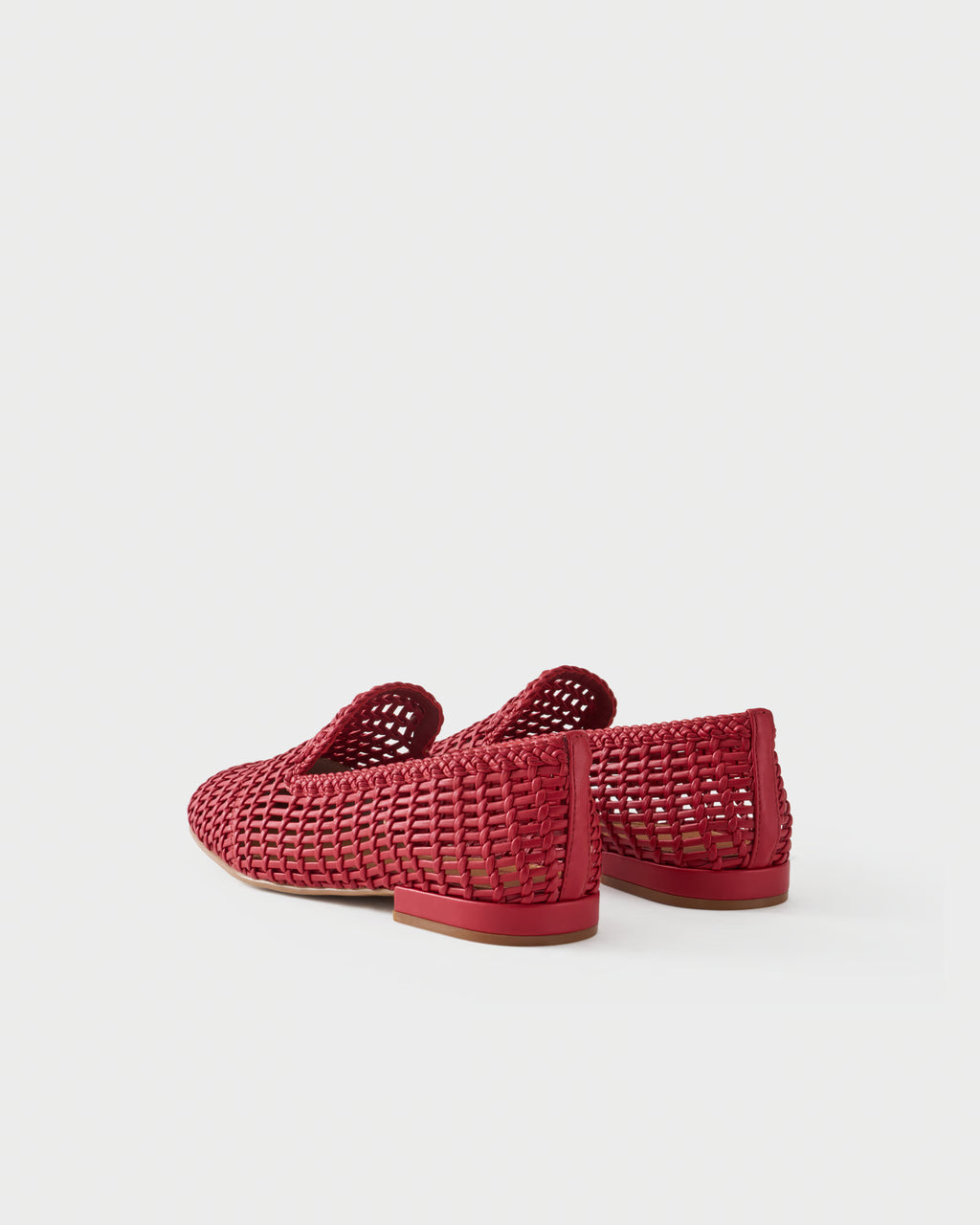 Loafer with woven upper