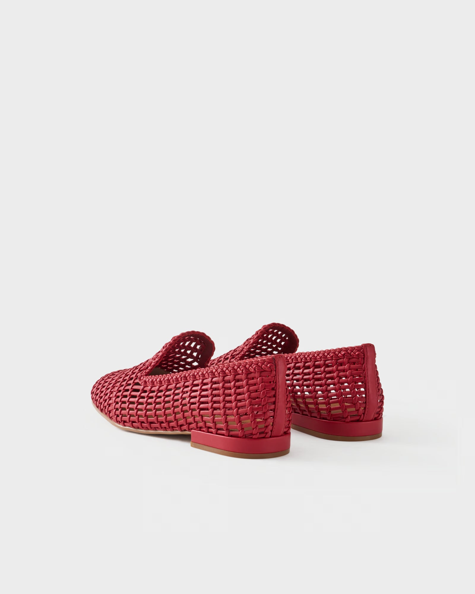 Loafer with woven upper