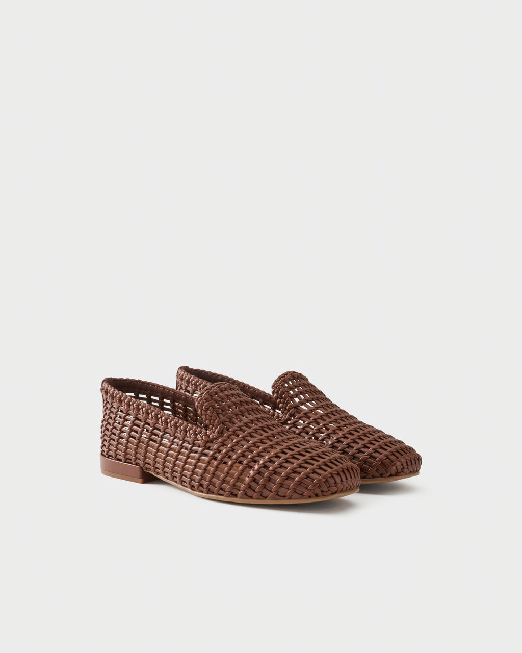 Loafer with woven upper