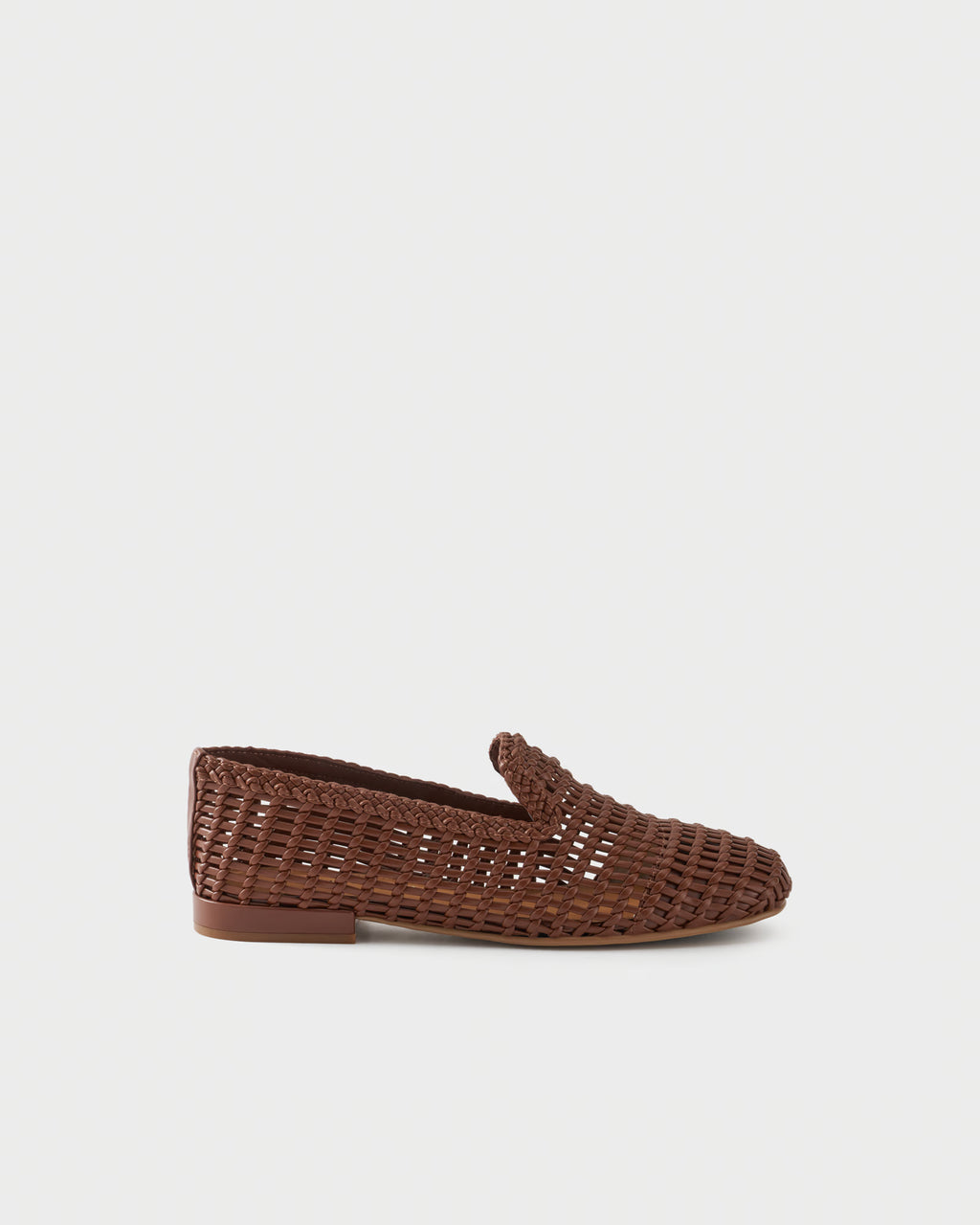 Loafer with woven upper