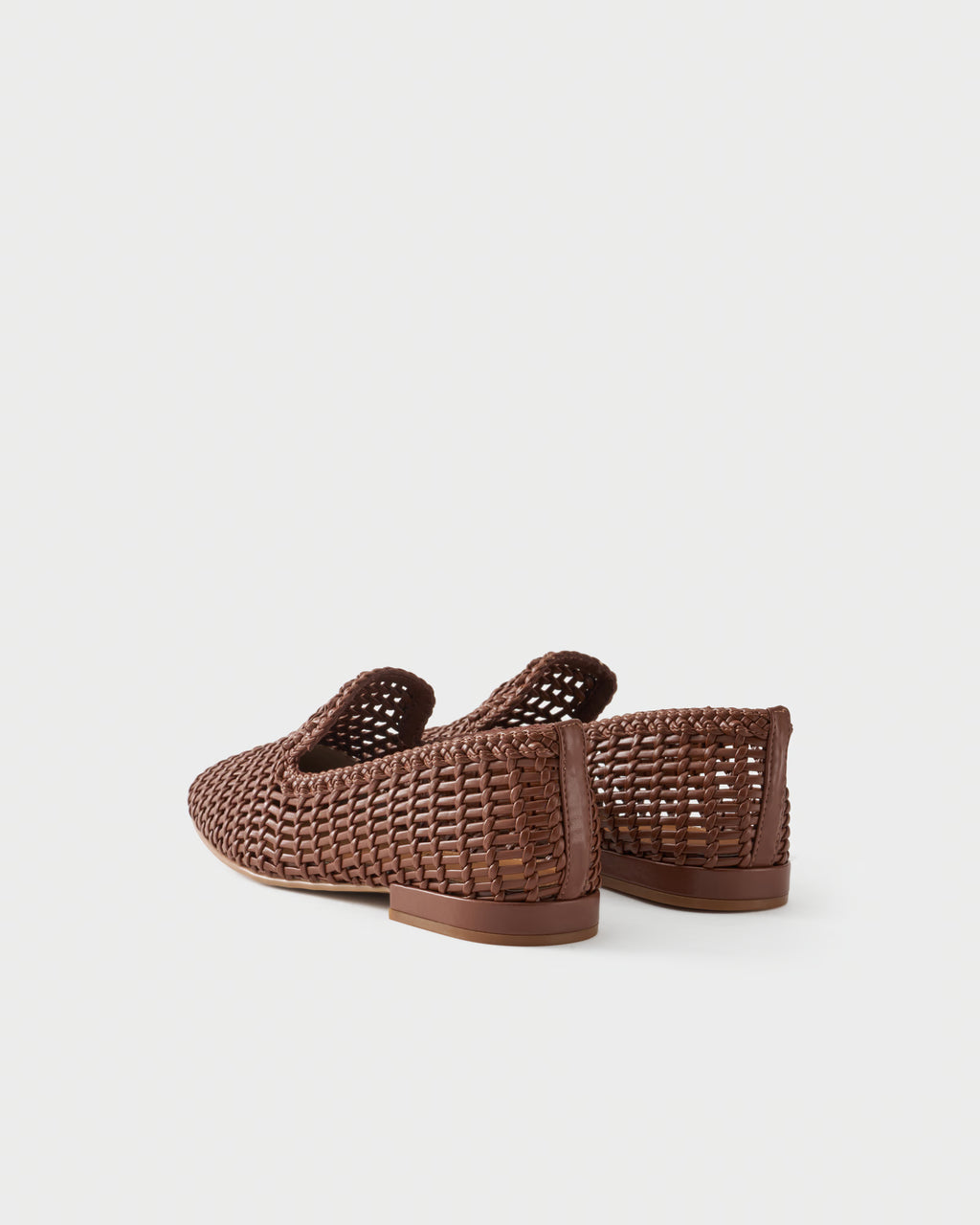 Loafer with woven upper