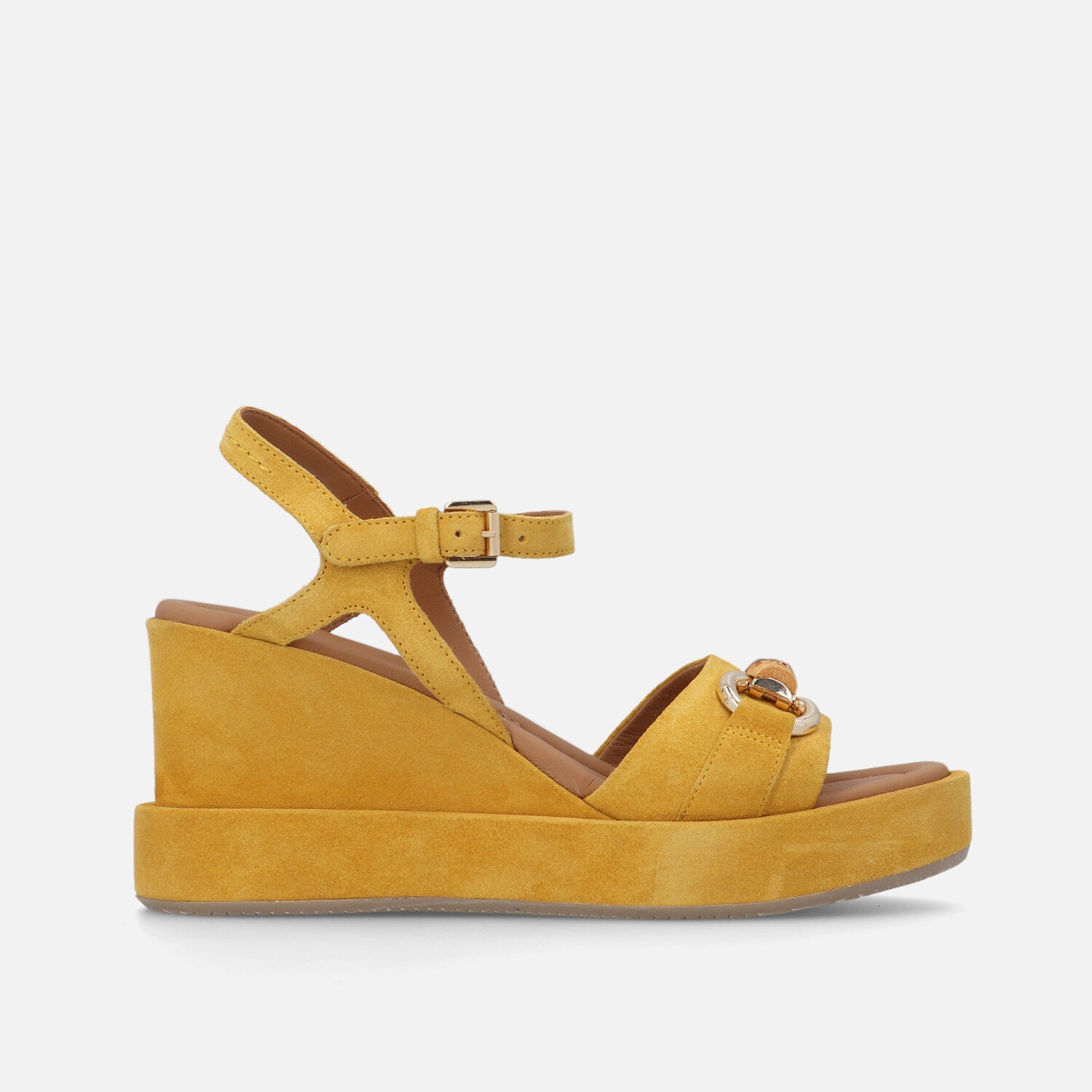 BRUNO PREMI 　バックベルトピラミッドスタッズウェッジサンダル Wedges